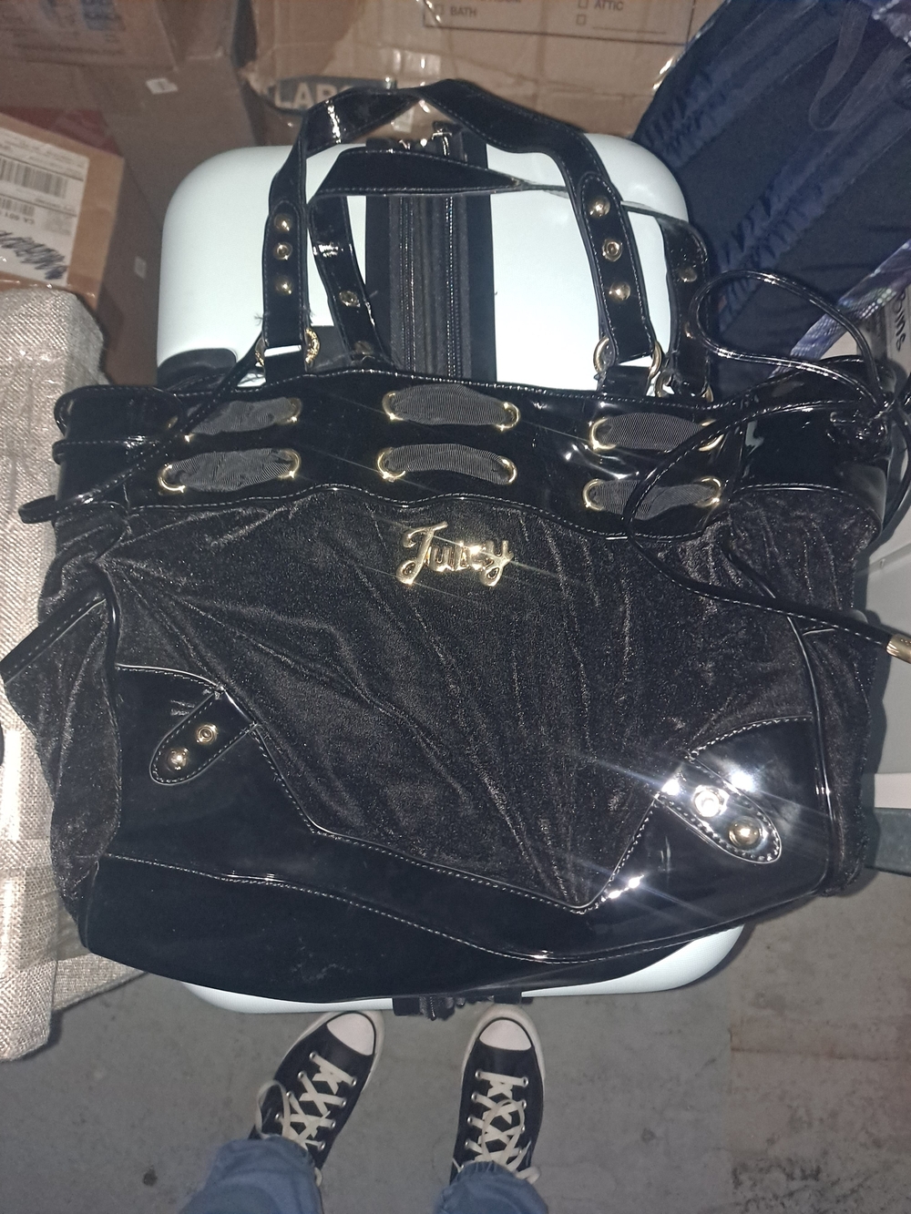 Juicy Couture Black Women's Tote Bag